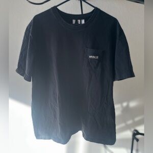Adidas Adventure Black Tee with Logo Pocket
